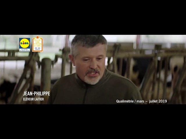 Pub Lidl Jean-Philippe éleveur laitier février 2020 - lidl jean philippe eleveur laitier