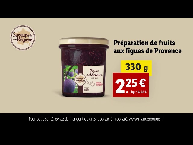 Pub Lidl Préparation de fruits aux figues de Provence 2020 - lidl preparation de fruits aux figues de provence