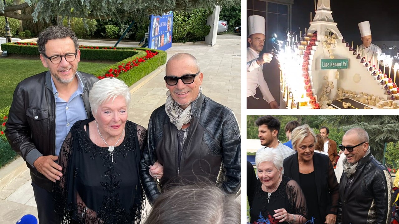 Anniversaire de Line Renaud : Tout le gratin people était là ! Photos, vidéos…