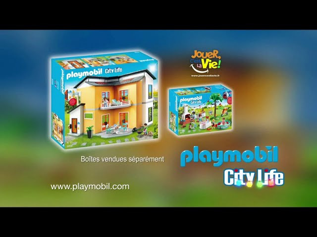 Pub Maison moderne Playmobil City Life 2019 - maison moderne playmobil city life