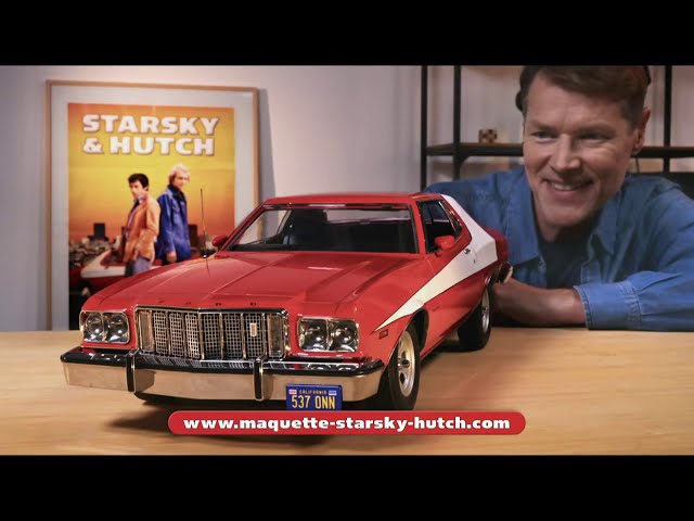 Pub Maquette 1/8ème Ford Gran Torino Starsky & Hutch - Hachette 2020 - maquette 18eme ford gran torino starsky hutch hachette