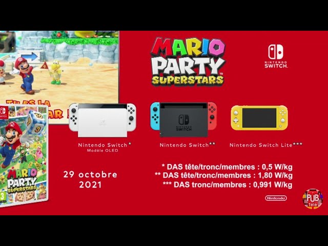 Pub Mario Party Superstars Nintendo Switch octobre 2021 - mario party superstars nintendo switch 1