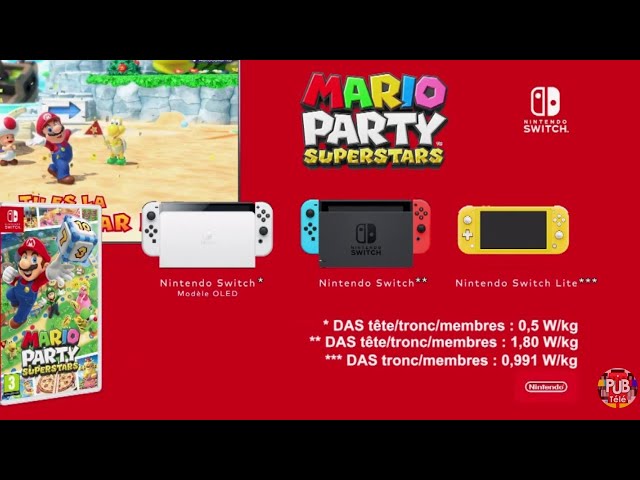Pub Mario Party Superstars Nintendo Switch octobre 2021 - mario party superstars nintendo switch