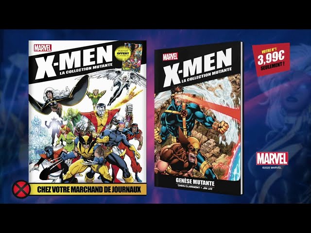 Pub Marvel X-Men la collection mutante N°1 octobre 2020 - marvel x men la collection mutante n1