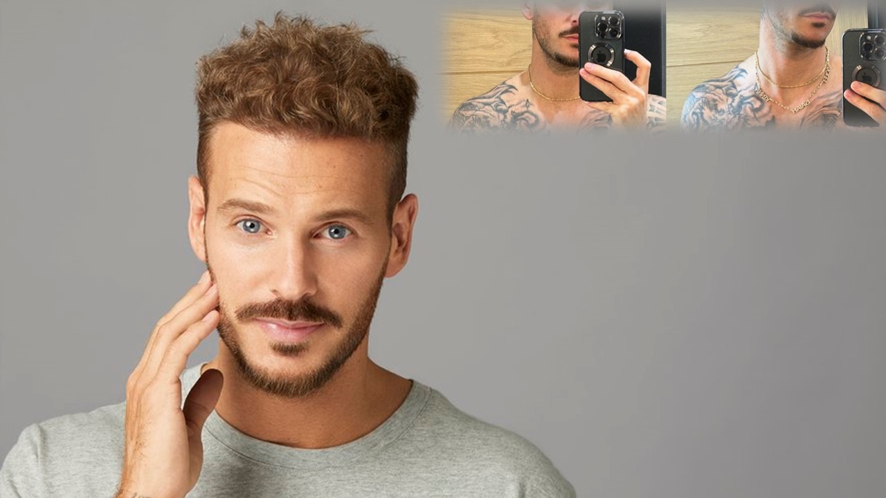 Matt Pokora torse nu, montre son évolution musculaire en 4 mois.