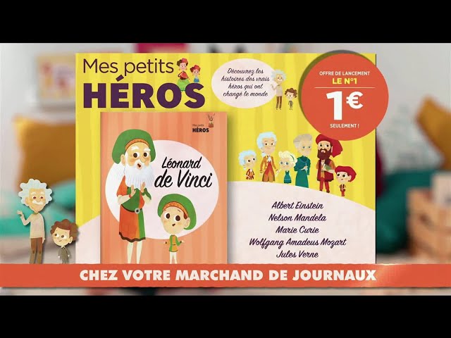 Pub Mes Petits Héros N°1 Léonard de Vinci janvier 2020 - mes petits heros n1 leonard de vinci