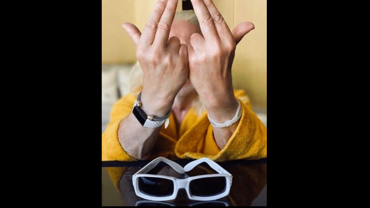 Michel Polnareff s&rsquo;excuse et fait le signe de doigts de Jul…