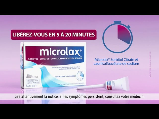 Pub Microlax (constipation - laxatif) 2019 - microlax constipation