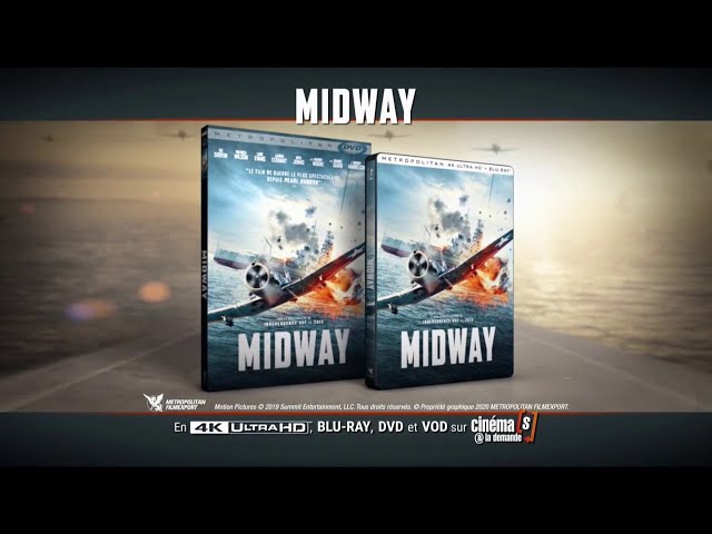 Pub Midway le film Blu-ray Dvd VOD mars 2020 - midway le film blu ray dvd vod
