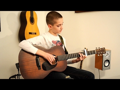 Cover : Aleksa, 11 ans, joue "Moonlight Shadow" de Mike Oldfield en fingerstyle - mike