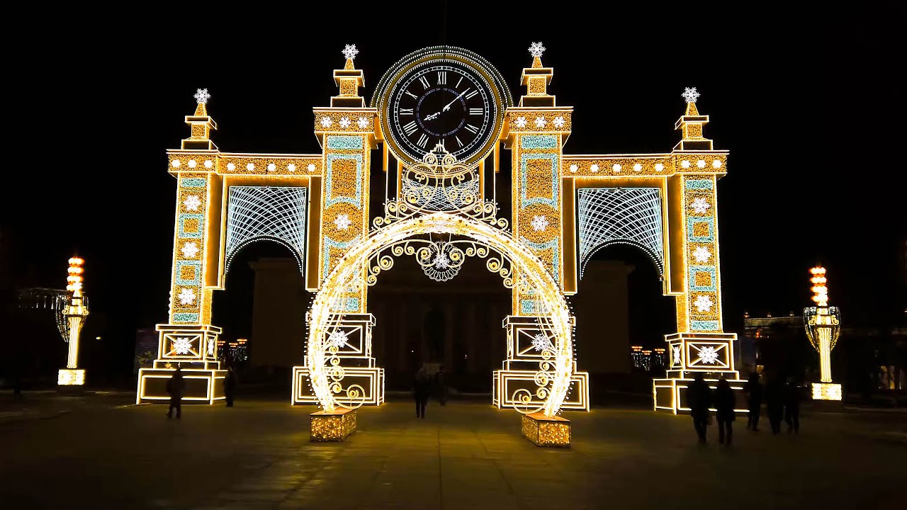 La féérie des lumières de  Moscou !