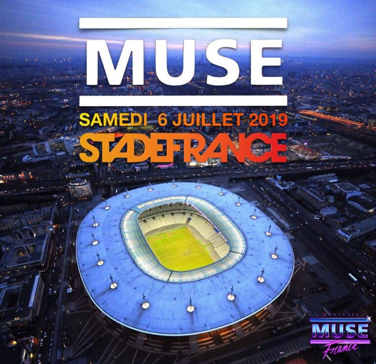 Muse - Les dates du Simulation Tour sont sorties ! - muse simulation tour 2019 paris stade de france