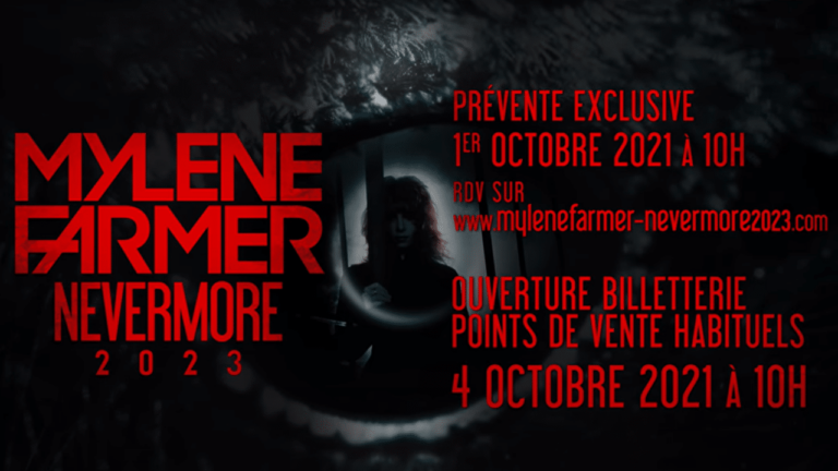 Mylène Farmer annonce "Nevermore" tournée des stades en 2023. - mylene farmer 3