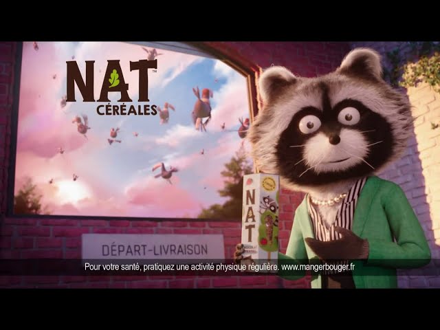 Pub Nat Céréales (la famille Raton Laveur) mars 2020 - nat cereales la famille raton laveur