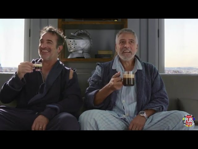 Pub Nespresso - George Clooney & Jean Dujardin 2022 - nespresso george clooney jean dujardin