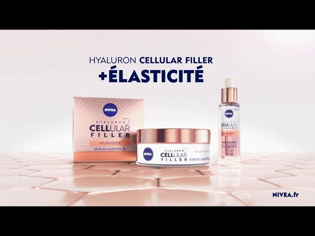 Pub Nivea Hyaluron Cellular Filler + élasticité janvier 2020 - nivea hyaluron cellular filler elasticite