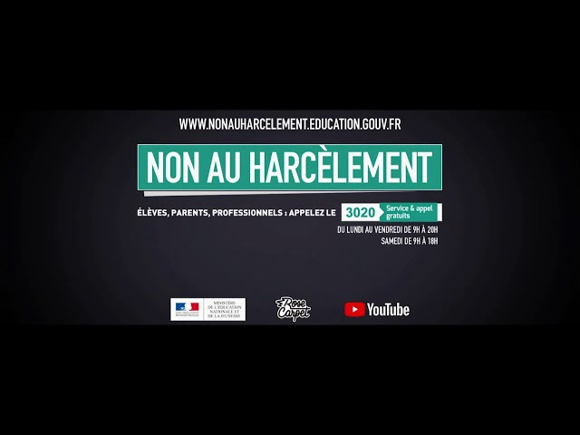 Pub Non au Harcèlement 2019 - non au harcelement