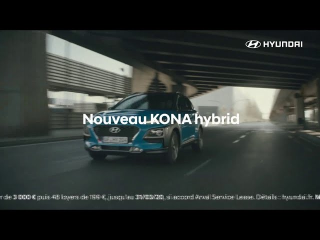 Pub Nouveau Kona Hybrid Hyundai janvier 2020 - nouveau kona hybrid hyundai
