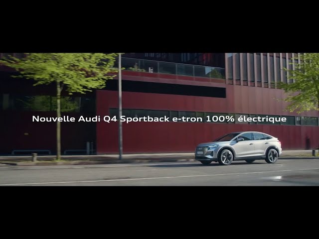 Pub Nouvelle Audi Q4 Sportback e-tron 100% électrique - Malaika Mihambo 2021 - nouvelle audi q4 sportback e tron 100 electrique malaika mihambo