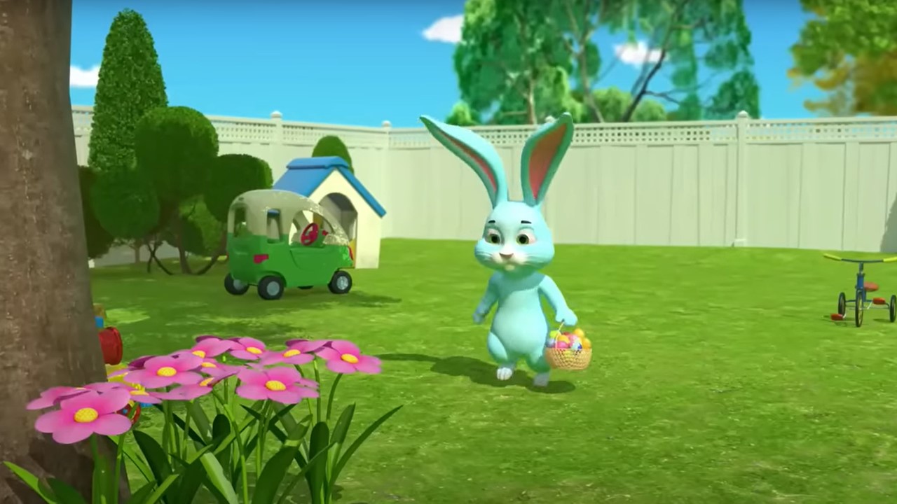 Eh les enfant ? Vous avez trouvé les œufs dans le jardin ?