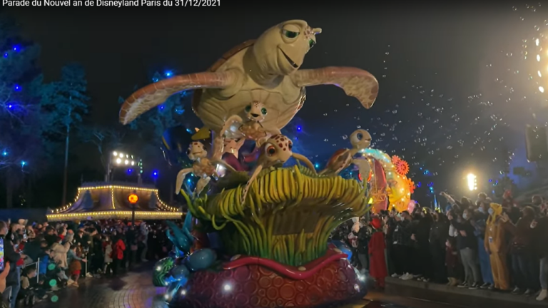 Parade du Nouvel An Disneyland Paris, hier soir - parade