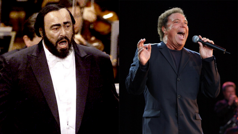 2001 : Quand Tom Jones et Luciano Pavarotti chantaient en duo Delilah - pavarotti