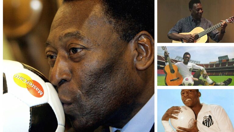Le roi Pelé est mort ! Magnifique footballeur mais également bon chanteur ! - pele