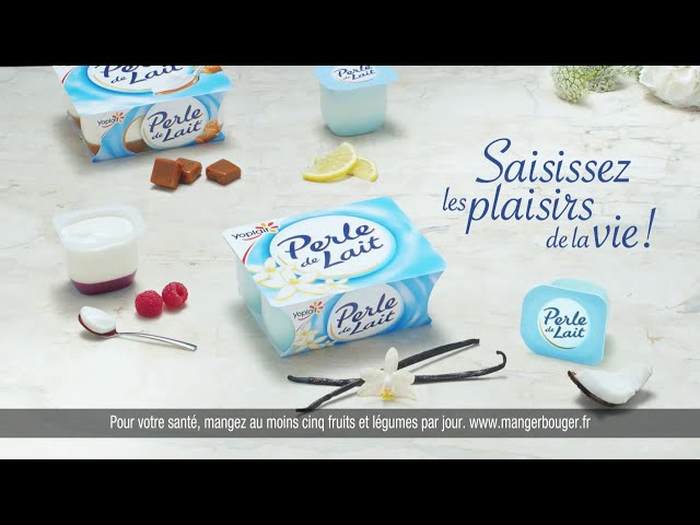 Pub Perle de lait Yoplait septembre 2020 - perle de lait yoplait