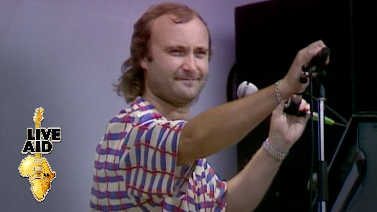 1985: Phil Collins rit de sa fausse note au piano devant 2 milliards de téléspectateurs