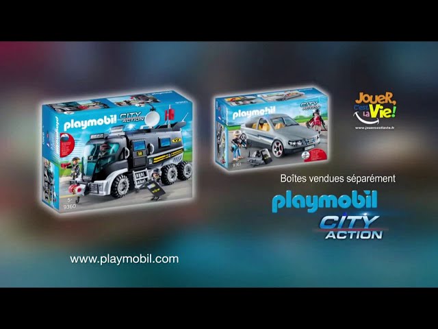 Pub Playmobil City Action Policier d'élite janvier 2020 - playmobil city action policier delite