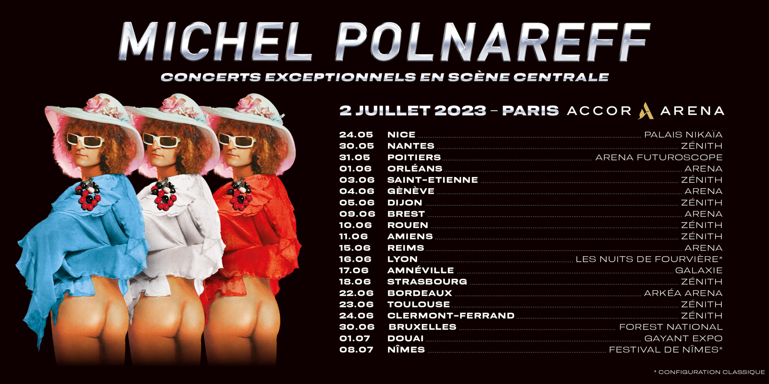 Michel Polnareff revient sur scène en 2023 avec une grande tournée ! - polnareff 2 scaled