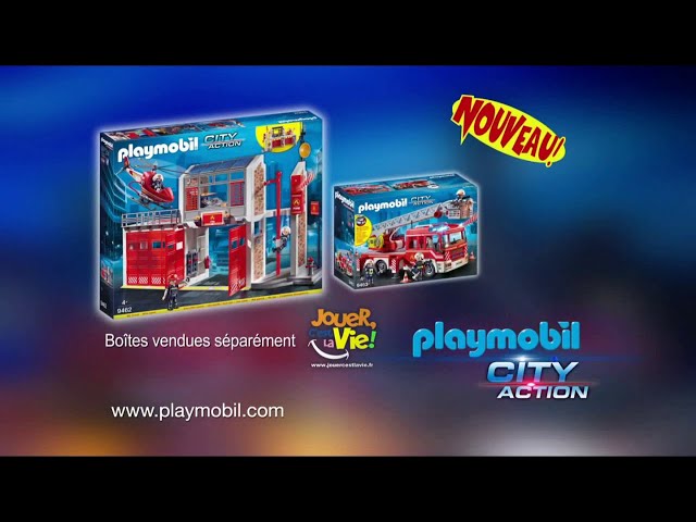 Pub Pompiers Playmobil City Action 2019 - pompiers playmobil city action