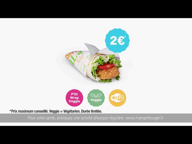 Pub P'tit Wrap Veggie McDonald's 2019 - ptit wrap veggie mcdonalds