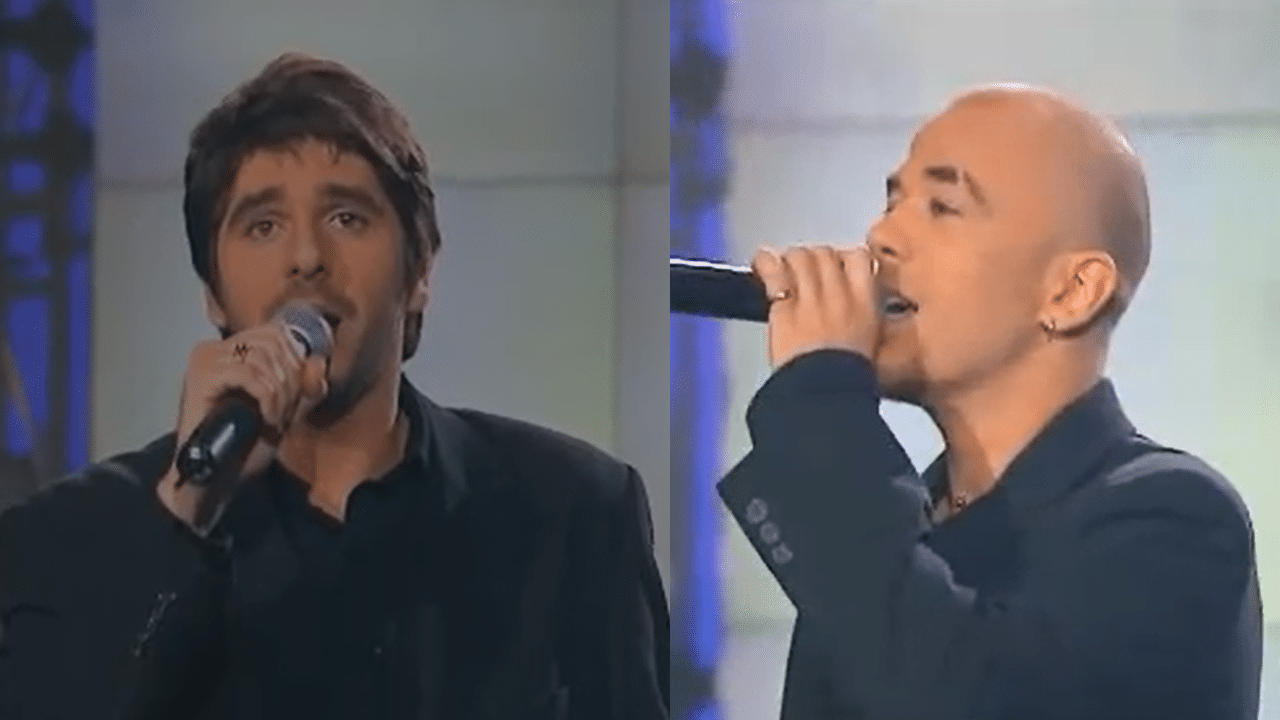 Enfoirés 2000 : Obispo et Fiori reprennent « Qui saura »