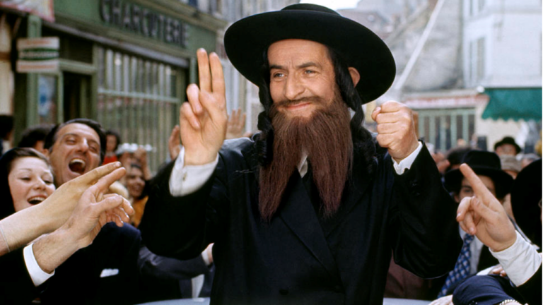 Musique film "Rabbi Jacob" La danse de Louis de Funes - rabbi
