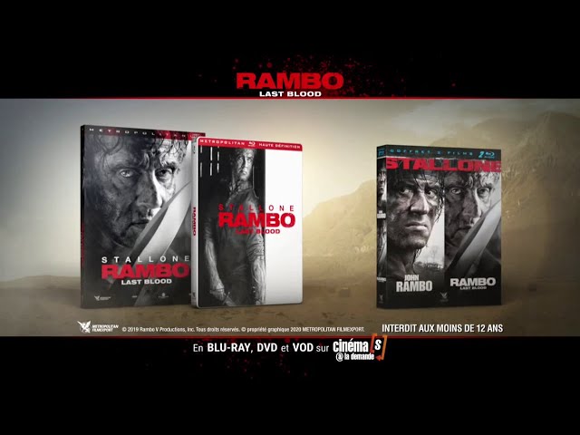 Pub Rambo Last Blood janvier 2020 - rambo last blood
