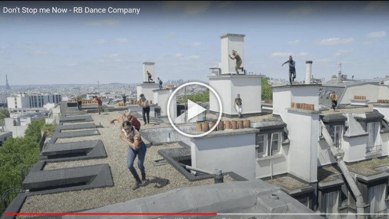 RB Dance Company, un bel hommage à Queen sur les toits de Paris. - rb comagny 1