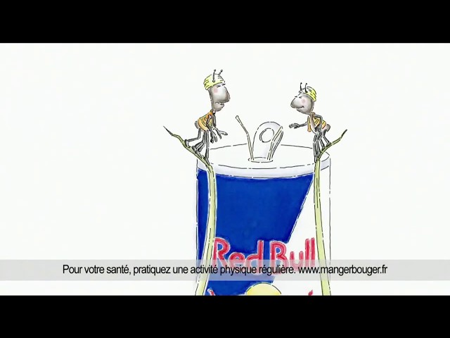 Pub Red Bull "Red Bull donne des aiiiles" janvier 2020 - red bull red bull donne des aiiiles