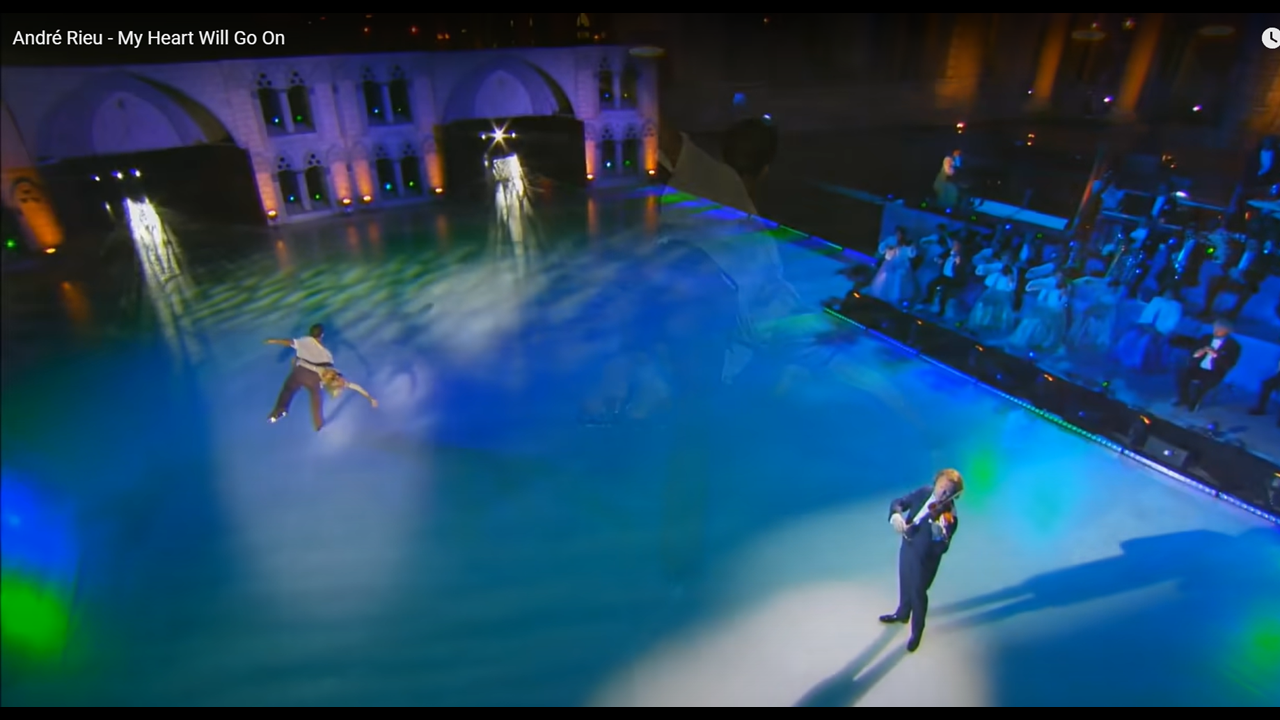 André Rieu « My Heart Will Go On » (Titanic) Schönbrunn, Vienne.