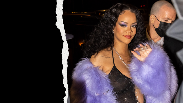 Rihanna expose son Baby Bump au défilé Gucci de la Fashion Week de Milan. - rihanna 1 2