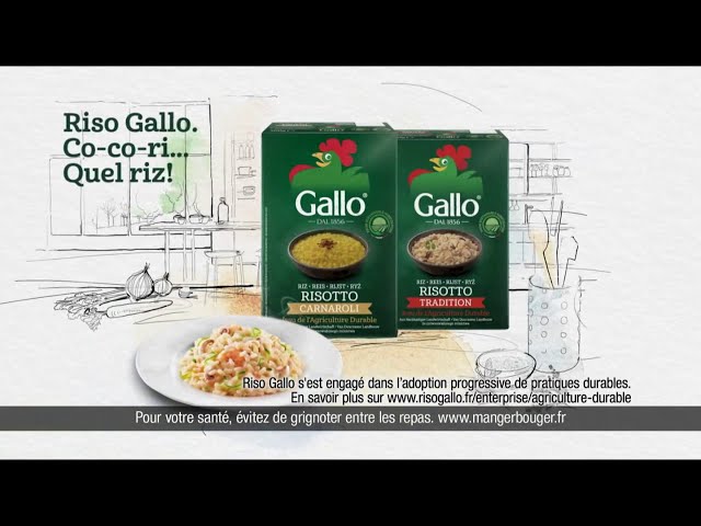 Pub Risotto Gallo octobre 2020 - risotto gallo