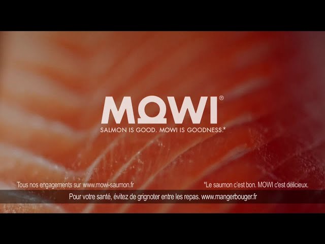 Pub Saumon Mowi "salmon is good, Mowi is goodness" juin 2020 - saumon mowi salmon is good mowi is goodness