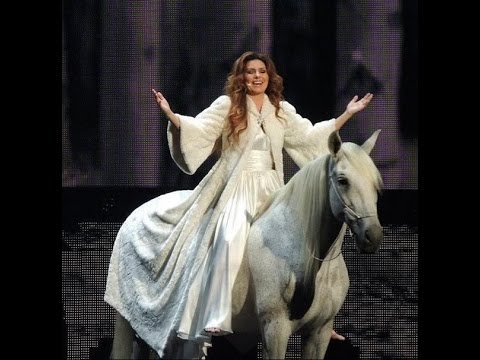 Quand Shania Twain arrivait sur scène à dos de cheval... - shania twain