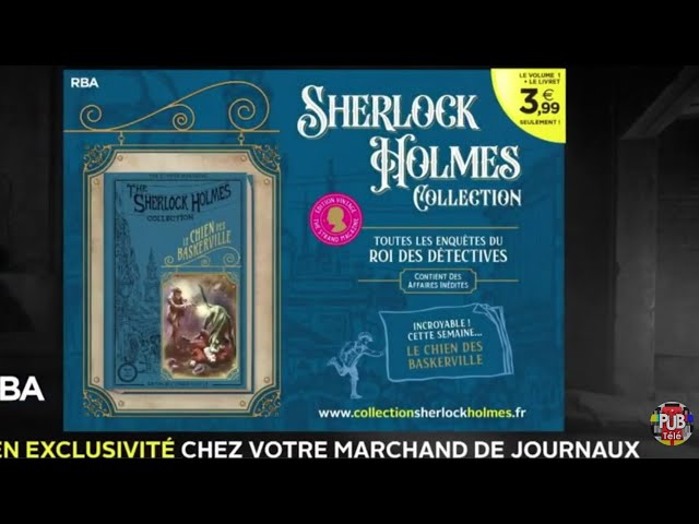 Pub Sherlock Holmes collection RBA janvier 2022 - sherlock holmes collection rba