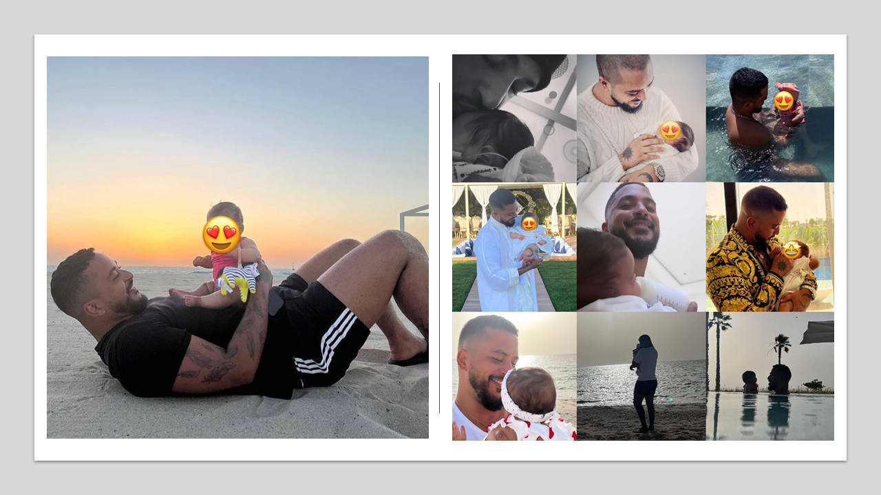 Slimane de plus en plus dingue de sa petite Esmeralda ! Vidéos et photos…