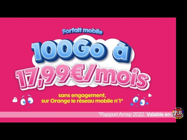 Pub Sosh forfait mobile 100 Go 2022 - sosh forfait mobile 100 go