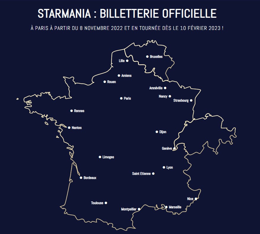 Starmania revient à Paris à partir du 8 novembre puis en tournée dans toute la France. - star