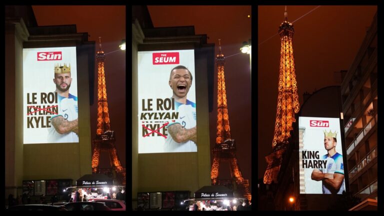 Mondial : Aujourd'hui les affiches parisiennes se marrent ! - sun