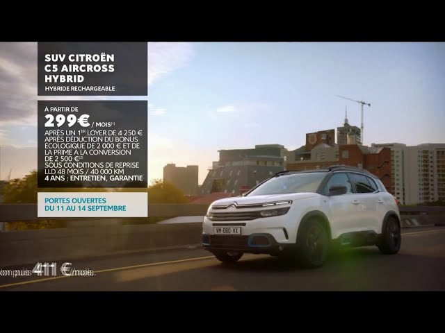 Pub SUV Citroën C5 Aircross Hybrid septembre 2020 - suv citroen c5 aircross hybrid