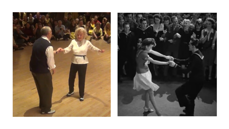 A 95 ans, la danseuse Jean Veloz star des années 50, continue à danser le swing avec classe ! - swing 4
